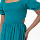 Cutout Detail Dress _ 143333 _ Teal