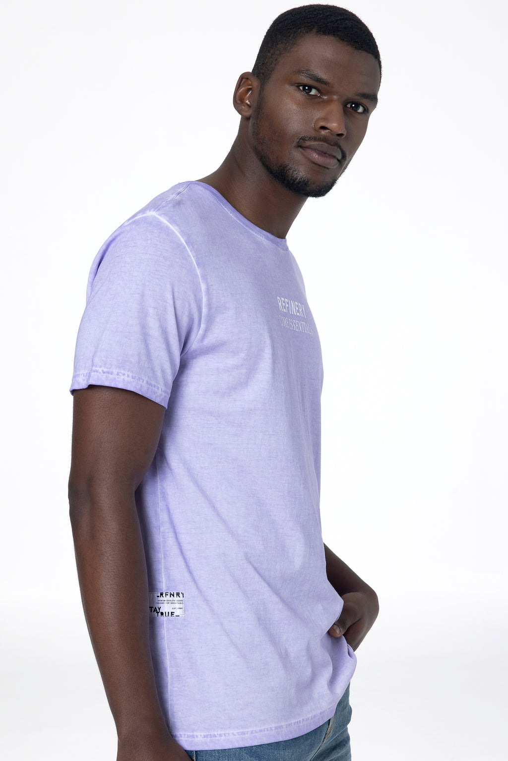 Organic Dye T-Shirt _ 143339 _ Lilac