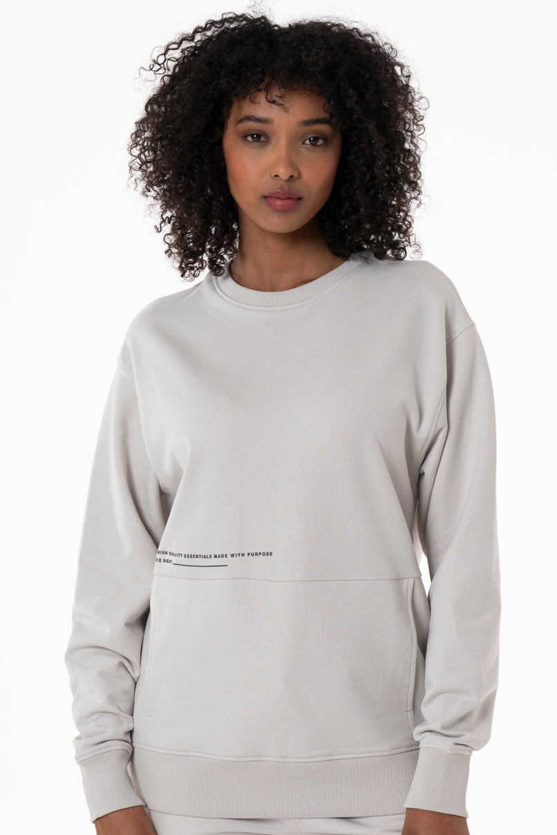 Grey sweat top top