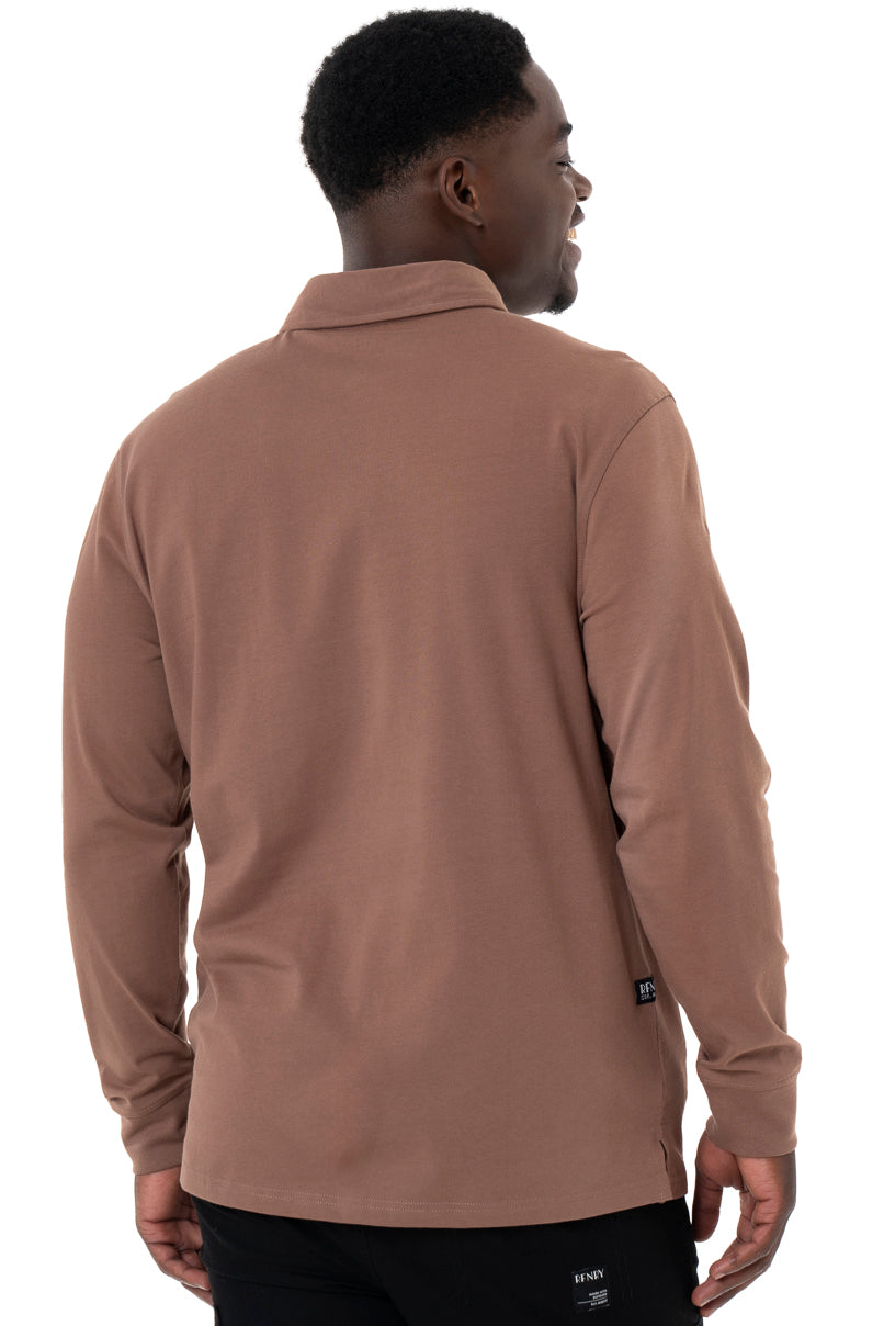 Rugby T-Shirt _ 145217 _ Brown