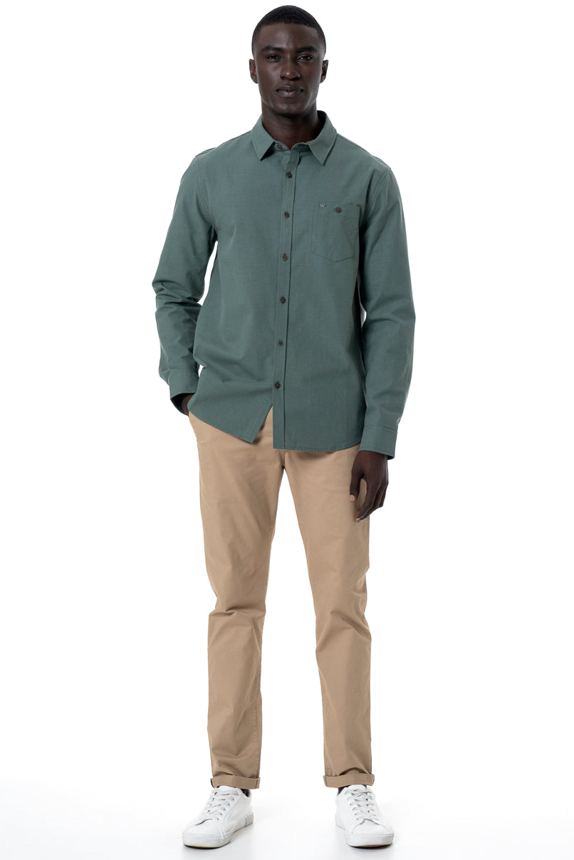 Long Sleeve Shirt _ 145406 _ Emerald