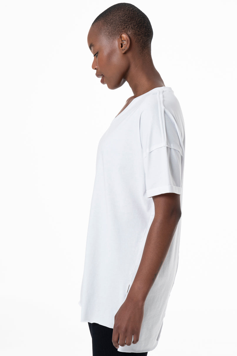 Longer Length T-Shirt _ 145645 _ White