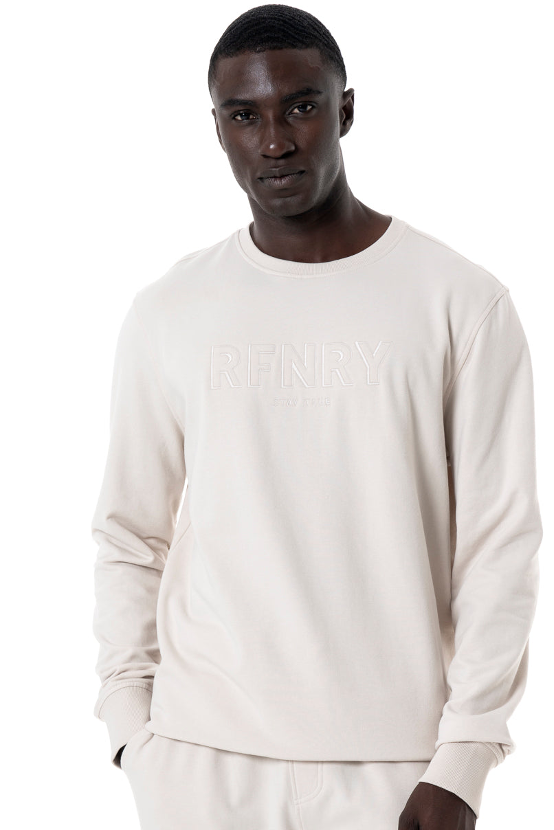 Branded Sweater _ 146215 _ Cement