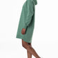 Hooded Sweater Dress _ 145776 _ Green