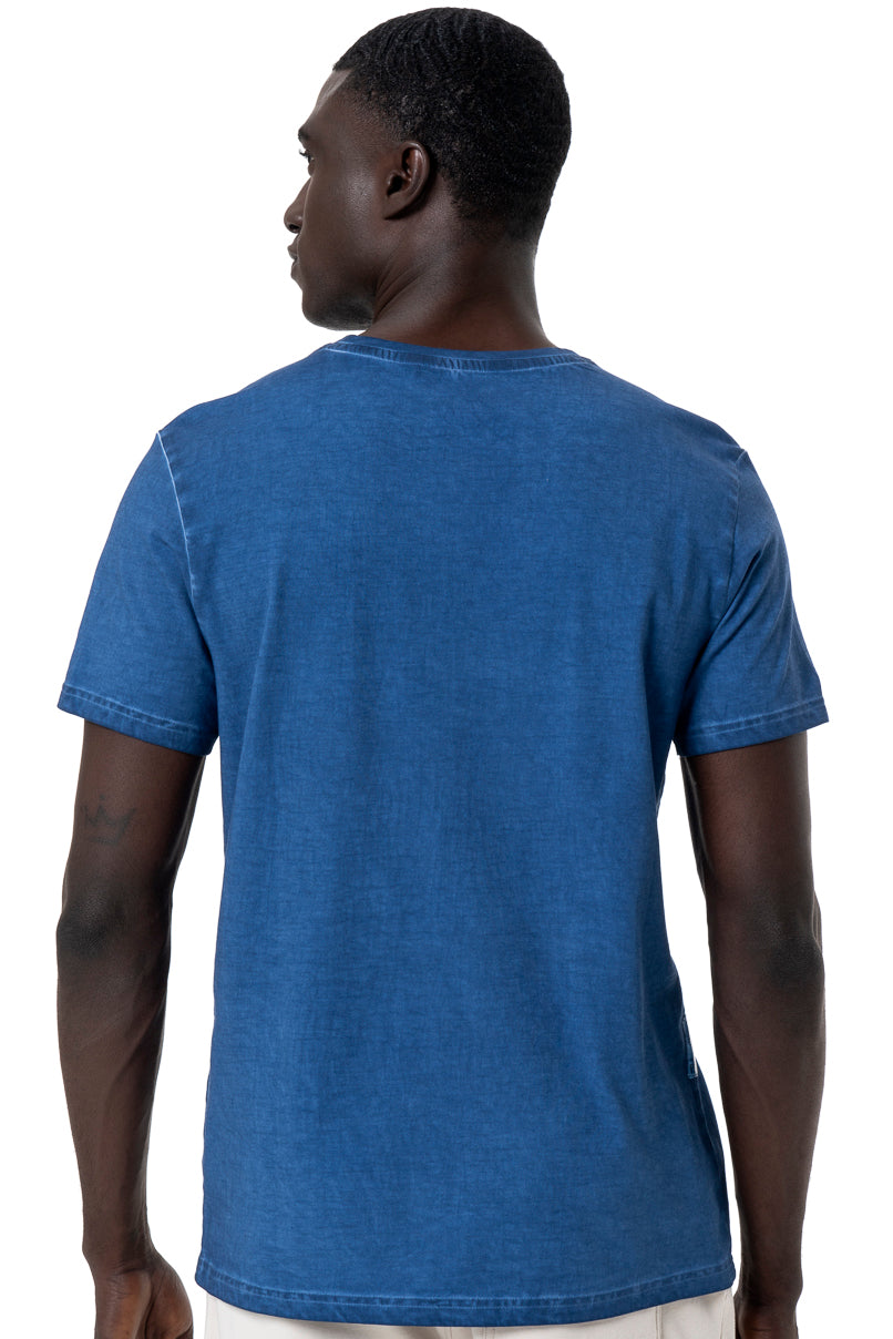 Dirty Dye T-Shirt _ 145403 _ Navy