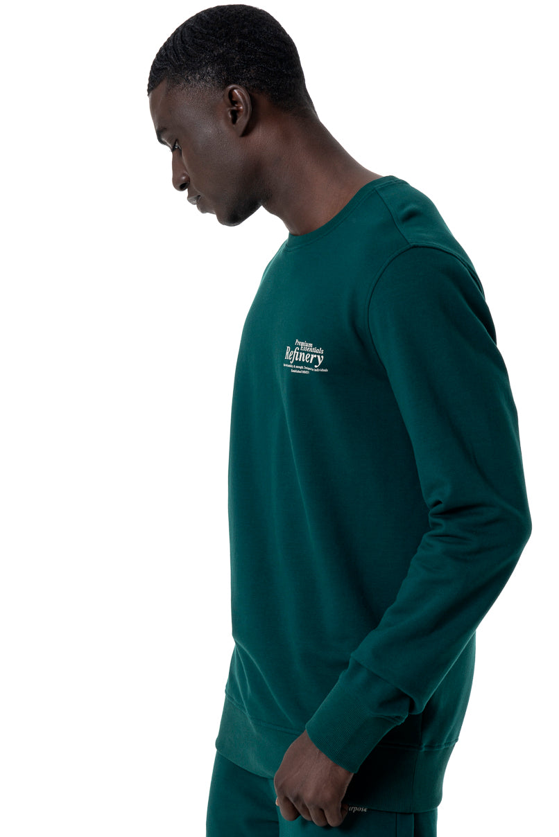Branded Sweater _ 146208 _ Emerald