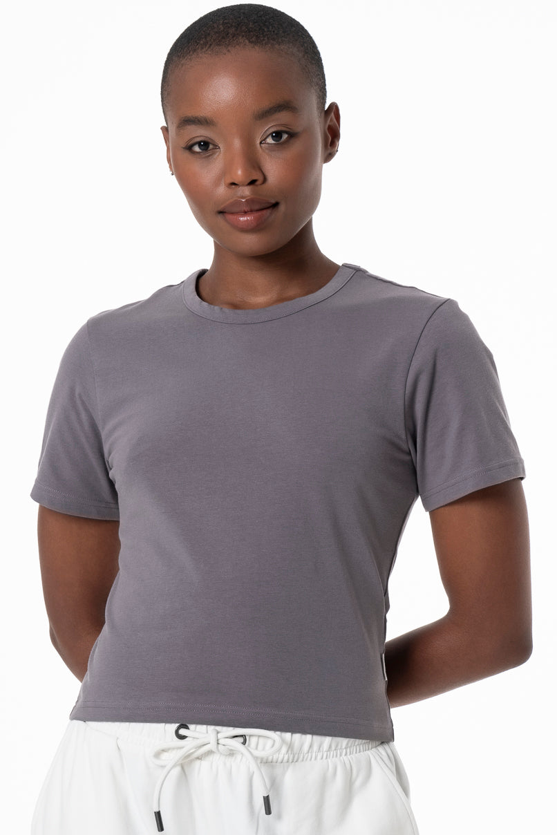 Fitted T-Shirt _ 145713 _ Grey