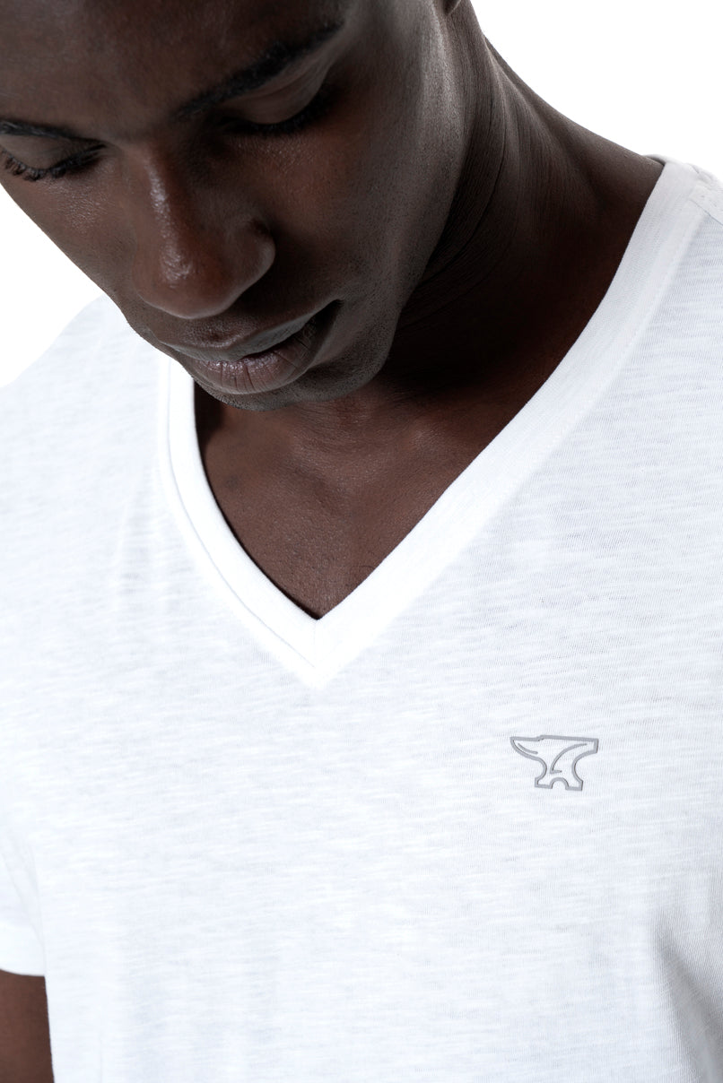 V-Neck T-Shirt _ 145358 _ White
