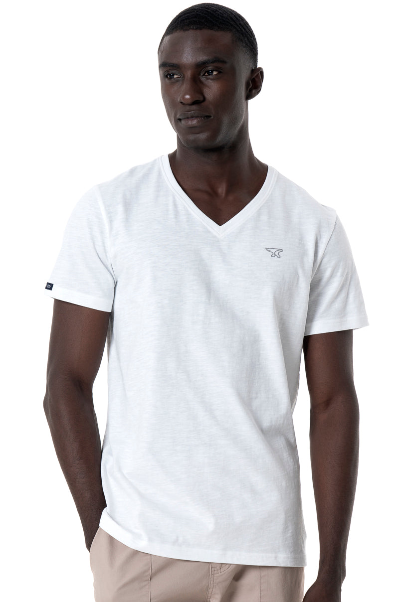 V-Neck T-Shirt _ 145358 _ White