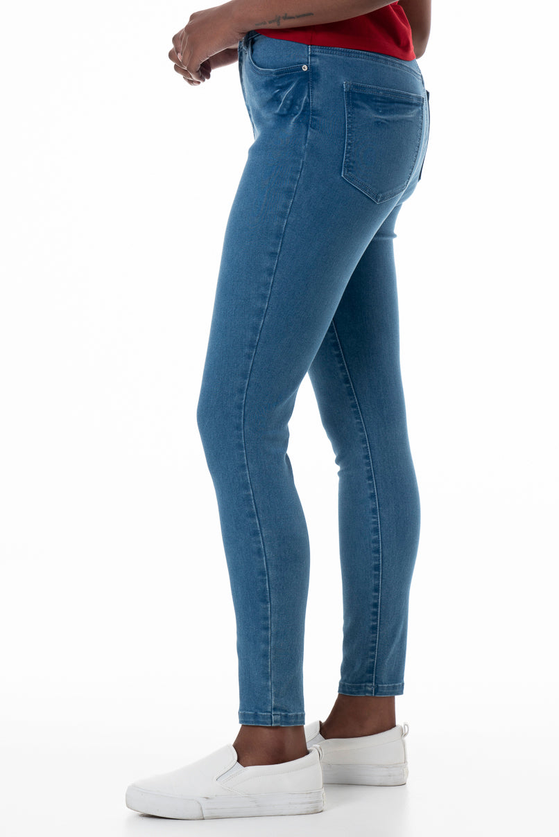 Rf09 Hi-Waisted Skinny Jeans _ 148252 _ Mid Wash