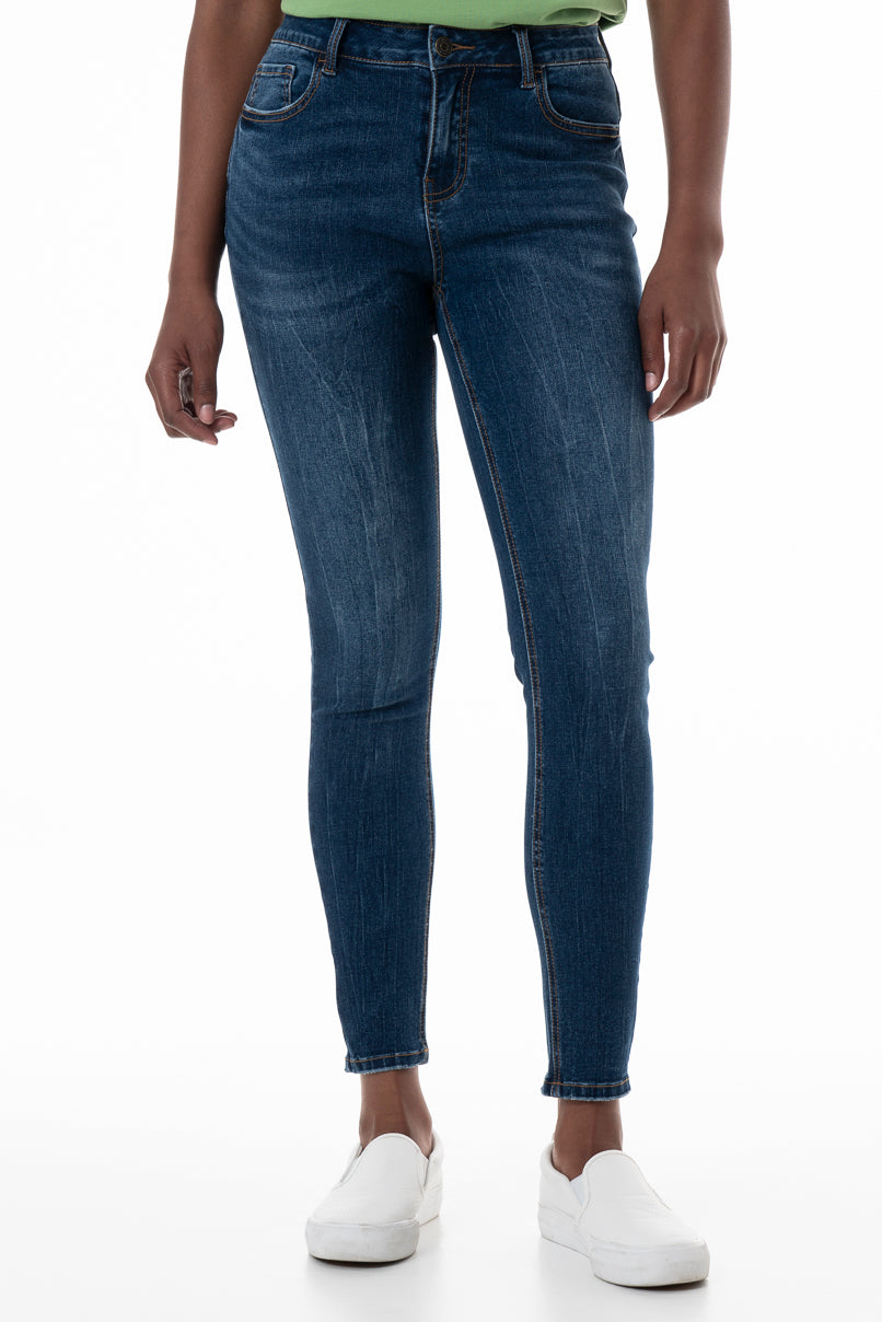 Rf12 Mid-Rise Skinny Jeans _ 148284 _ Mid Wash