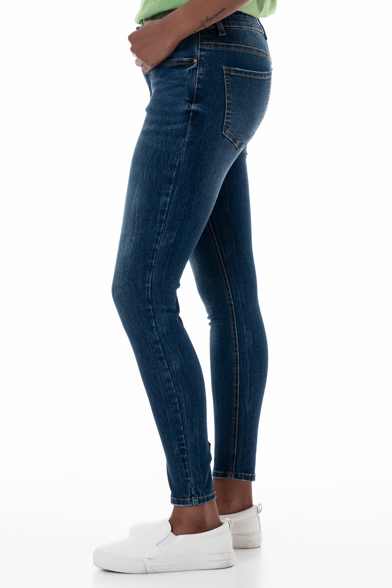 Rf12 Mid-Rise Skinny Jeans _ 148284 _ Mid Wash