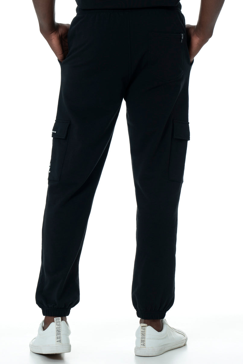 Relaxed Fit Track Pants _ 146557 _ Black