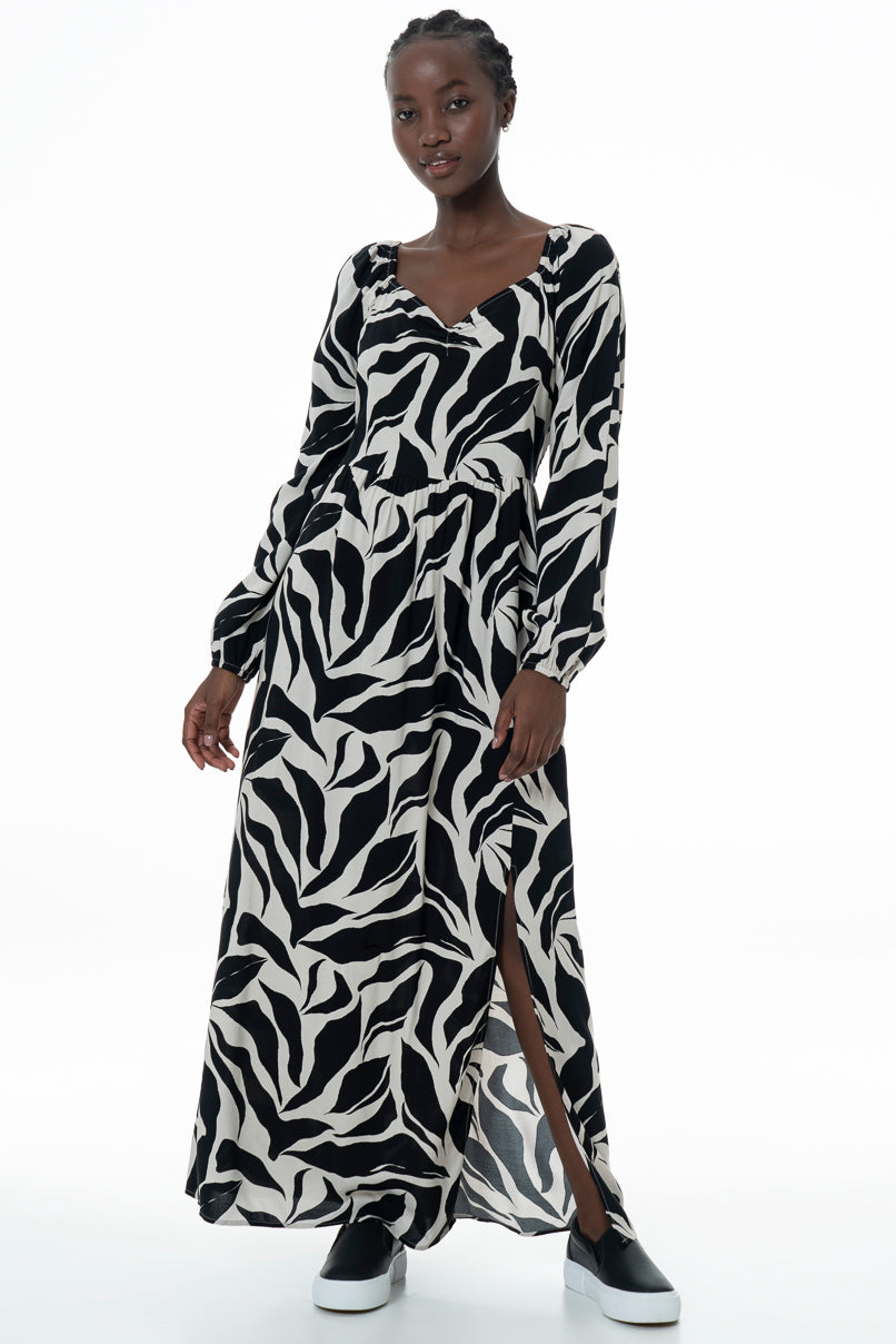 Refinery black floral dress (T) main image 0