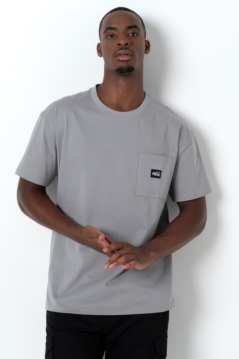 Pocket T-Shirt _ 158811 _ Grey