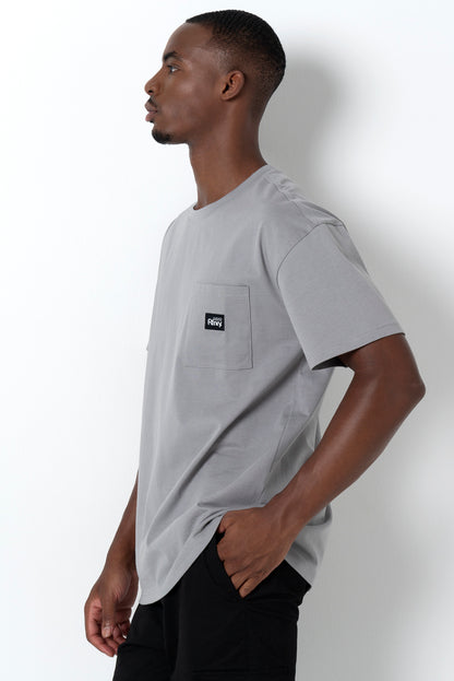 Pocket T-Shirt _ 158811 _ Grey