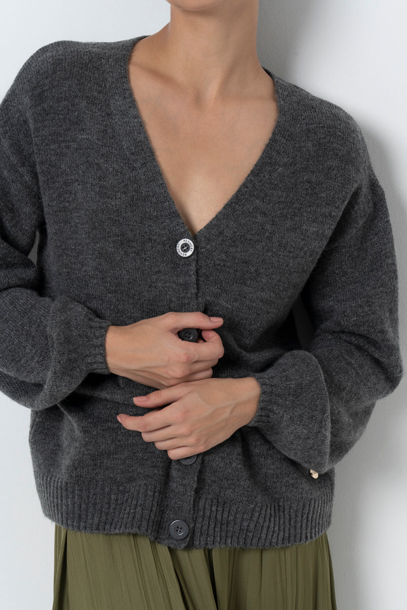 Cardigan _ 157529 _ Charcoal