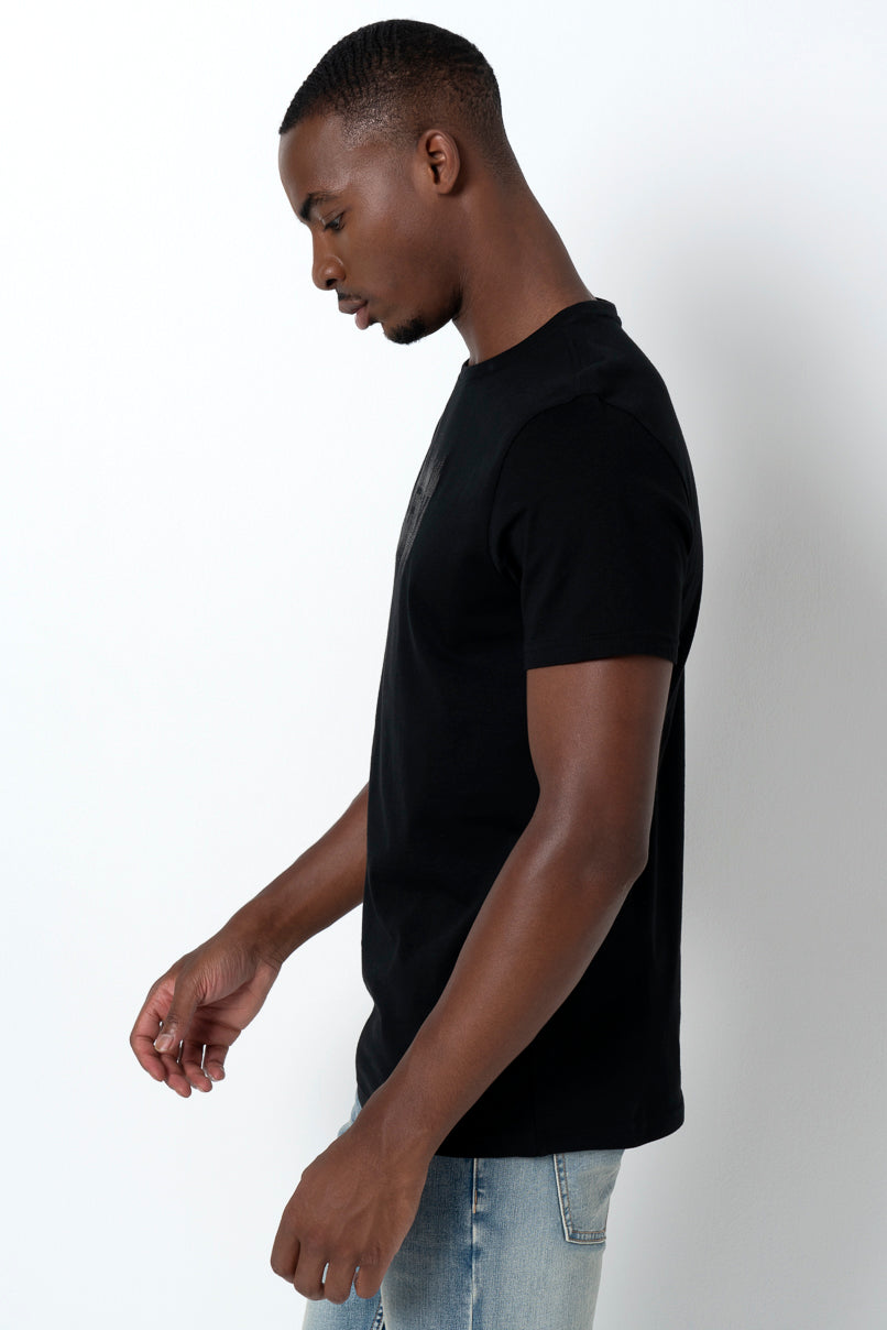 Monochrome Black T-Shirt _ 157640 _ Black
