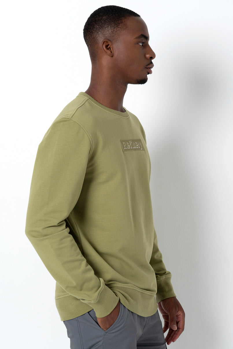 Embroidered Crewneck _ 158351 _ Green
