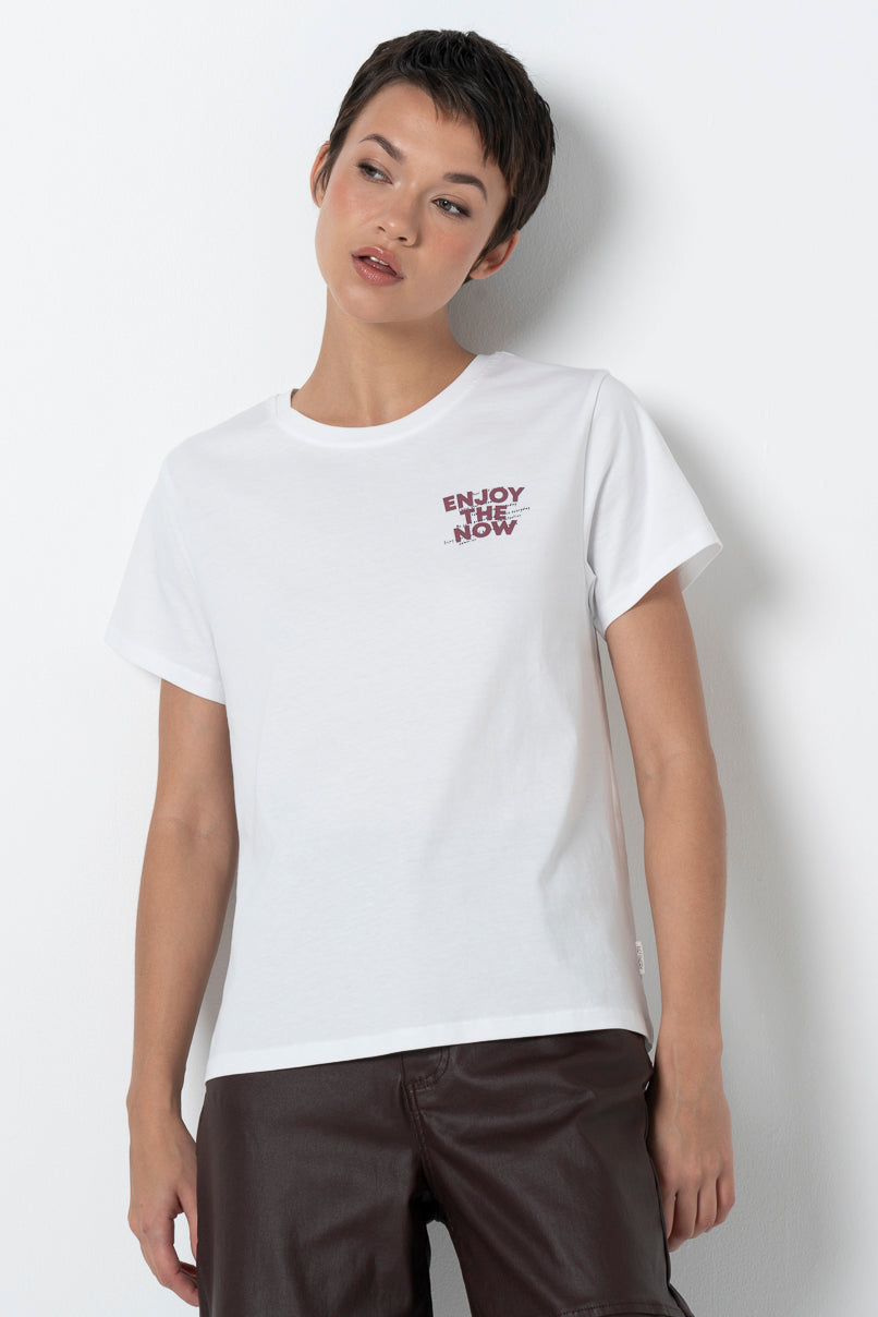 Statement T-Shirt _ 157811 _ Optic White