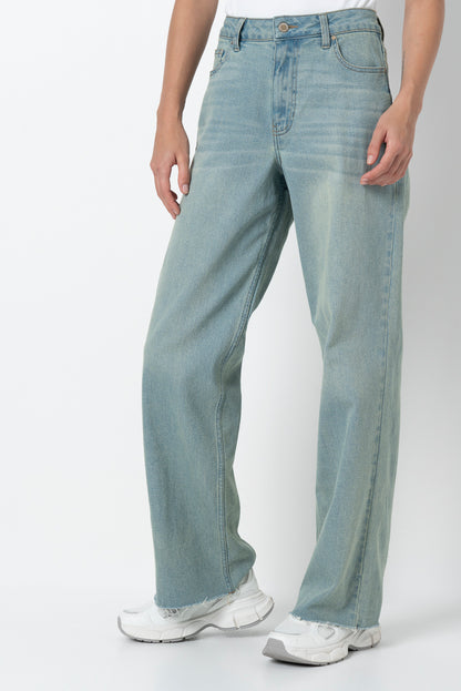 Rf16 Wide Leg Jeans _ 155038 _ Mid Wash