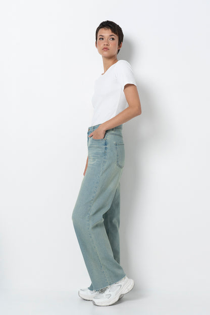 Rf16 Wide Leg Jeans _ 155038 _ Mid Wash