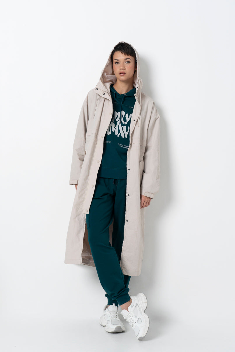 Anorak Rain Jacket _ 157743 _ Stone