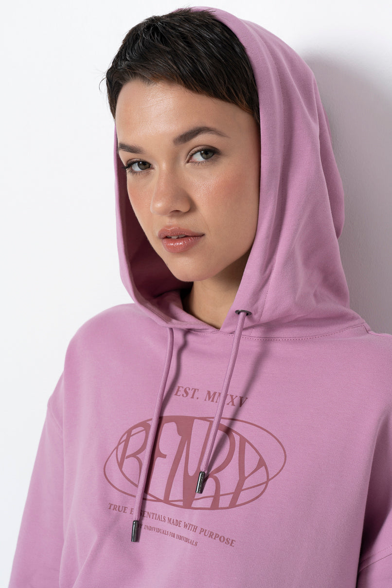 Short Hoodie _ 157934 _ Purple