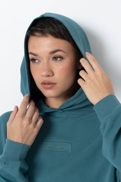 Short Hoodie _ 157932 _ Blue