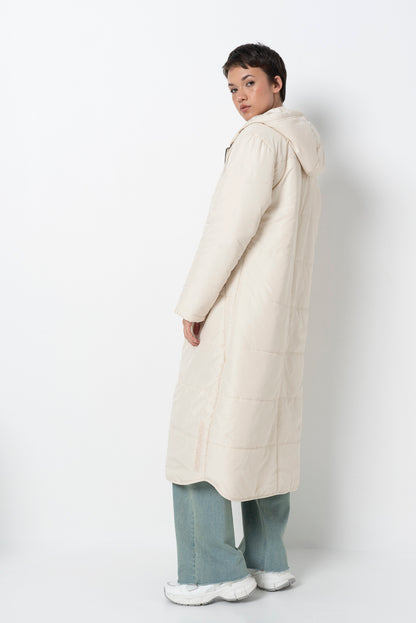 Long Puffer Jacket _ 157795 _ Milk