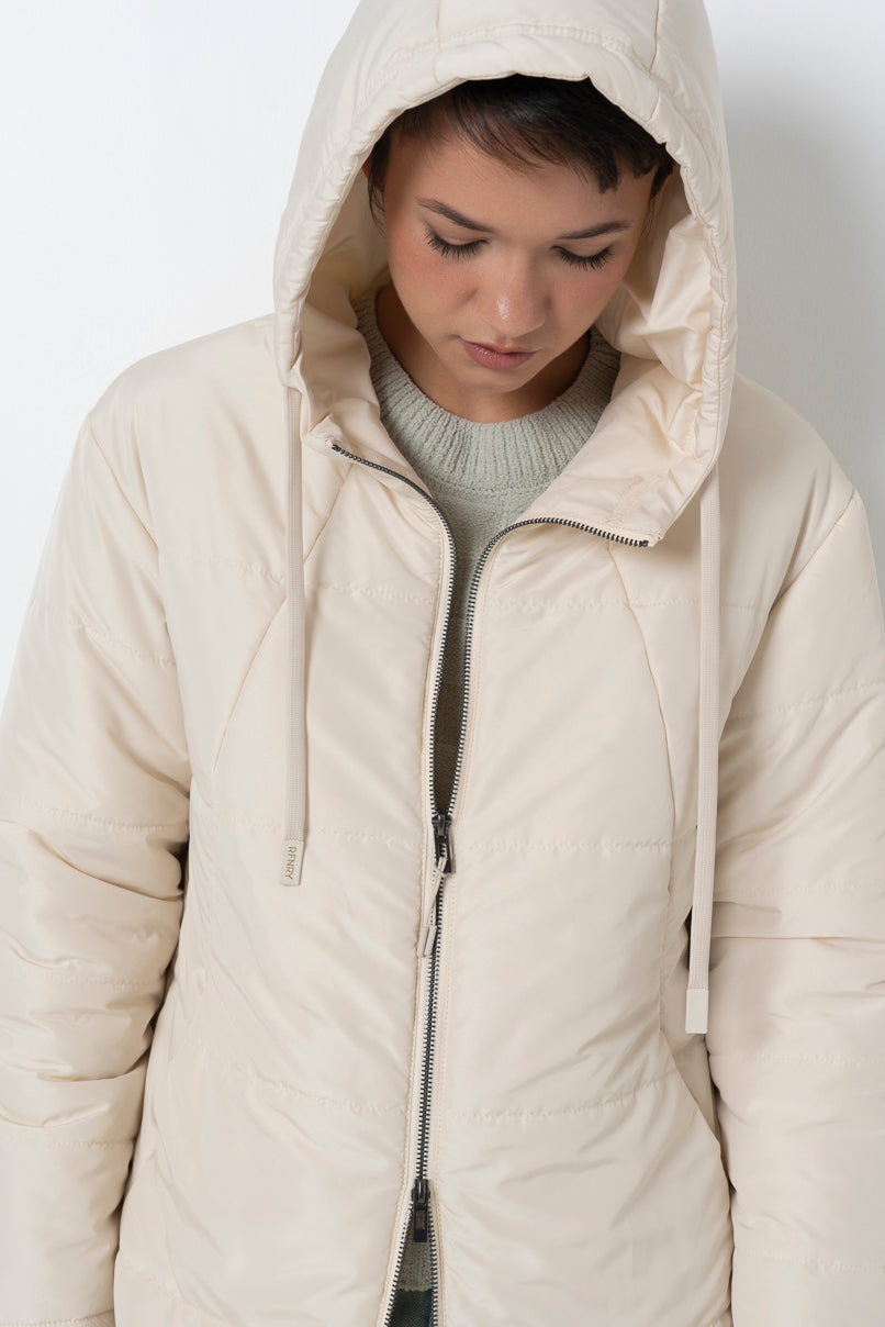 Long Puffer Jacket _ 157795 _ Milk