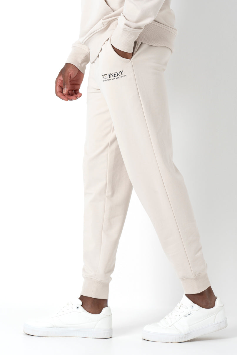 Branded Track Pants _ 158746 _ Cement
