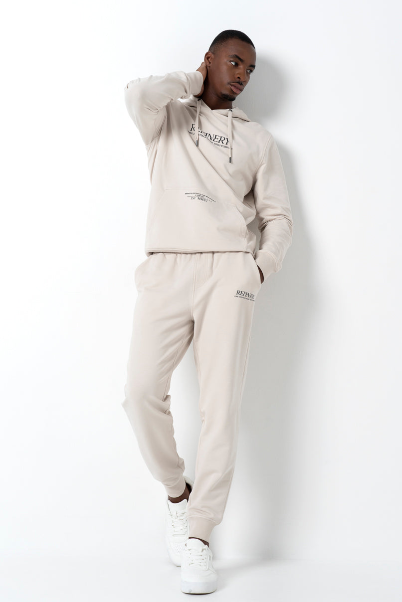 Branded Track Pants _ 158746 _ Cement