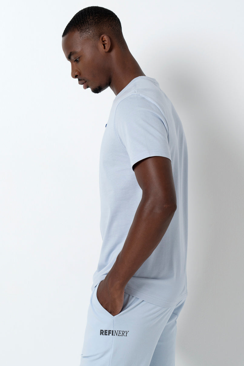 Statement T-Shirt _ 157639 _ Light Blue