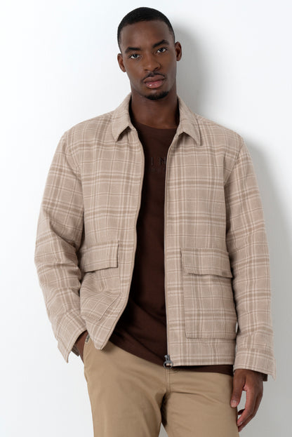 Check Natural Jacket _ 157555 _ Natural