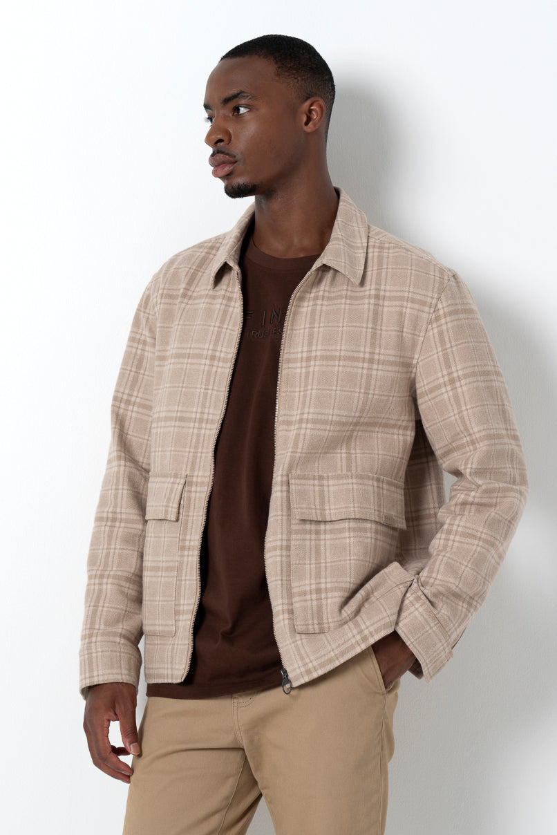 Check Natural Jacket _ 157555 _ Natural