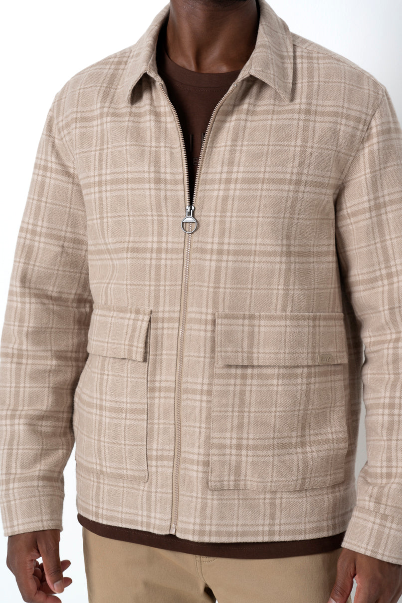 Check Natural Jacket _ 157555 _ Natural