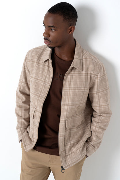 Check Natural Jacket _ 157555 _ Natural