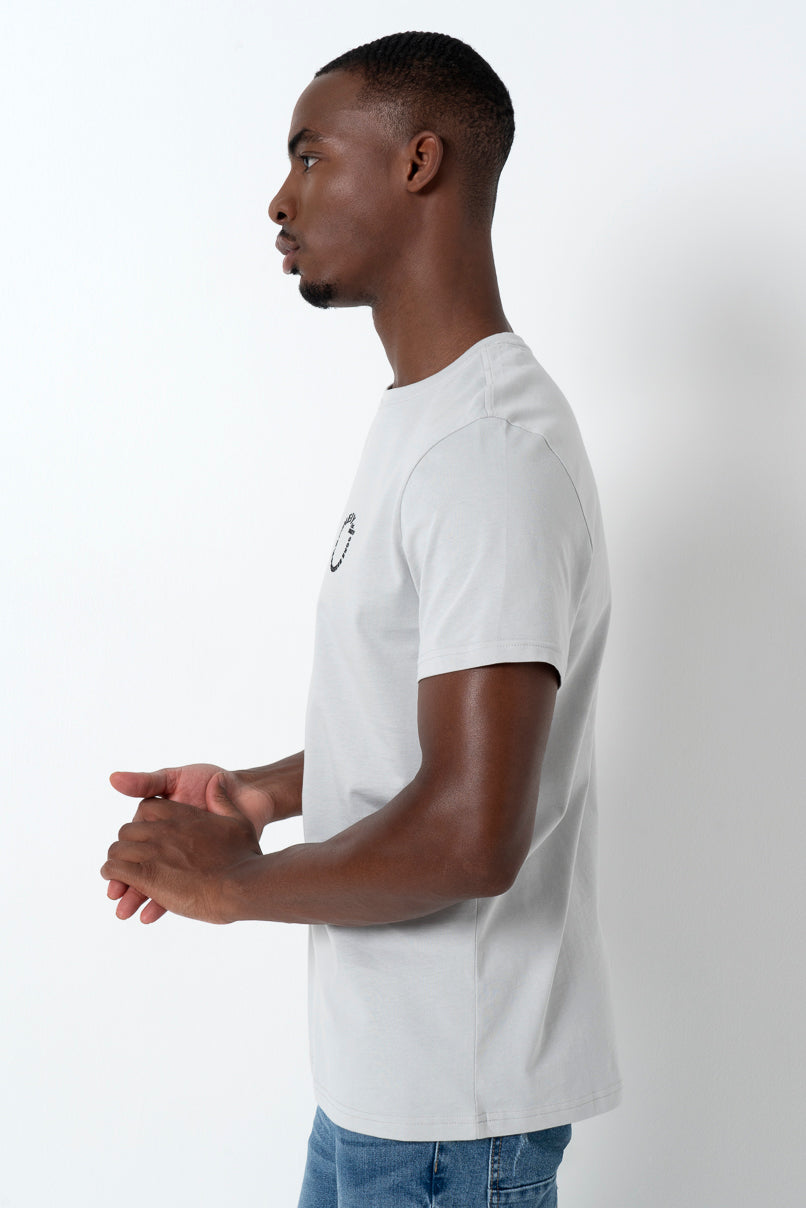 Branded T-Shirt _ 158597 _ Light Grey