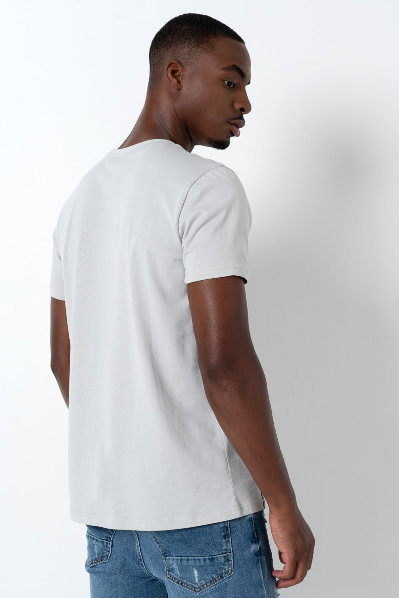 Branded T-Shirt _ 158597 _ Light Grey