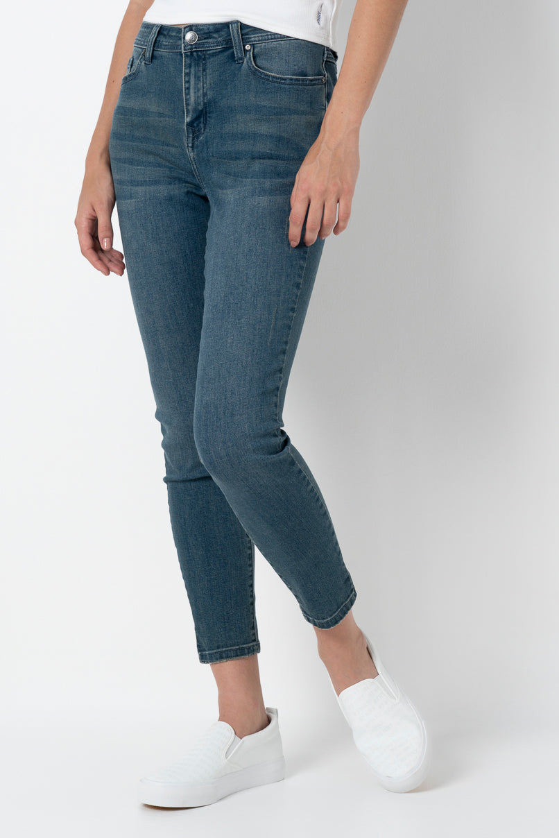 Rf12 Mid Rise Skinny Jean _ 156573 _ Dark Wash