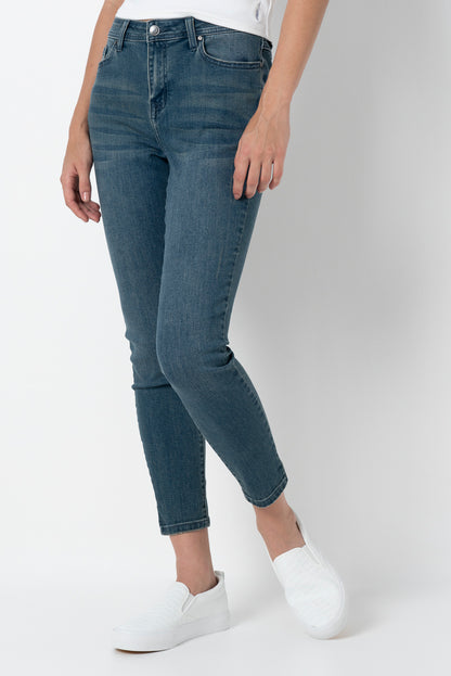 Rf12 Mid Rise Skinny Jean _ 156573 _ Dark Wash