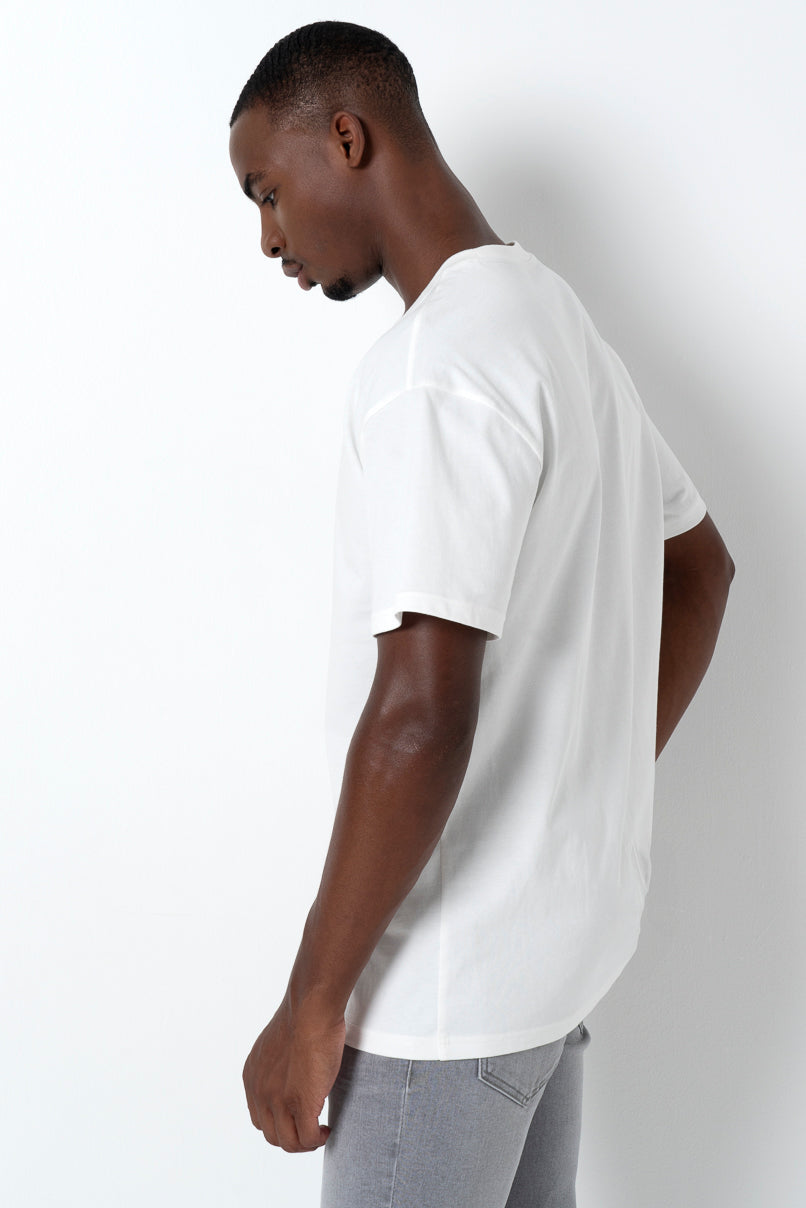 Embroidery T-Shirt _ 158812 _ Off White