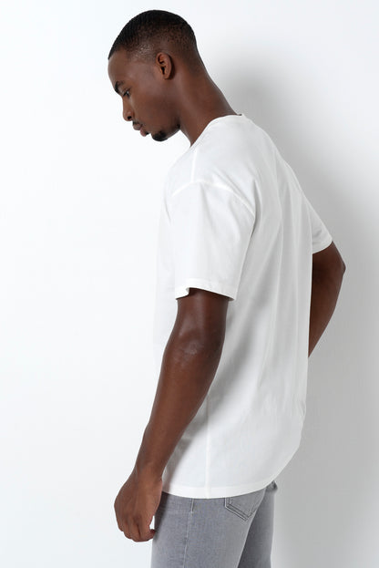 Embroidery T-Shirt _ 158812 _ Off White