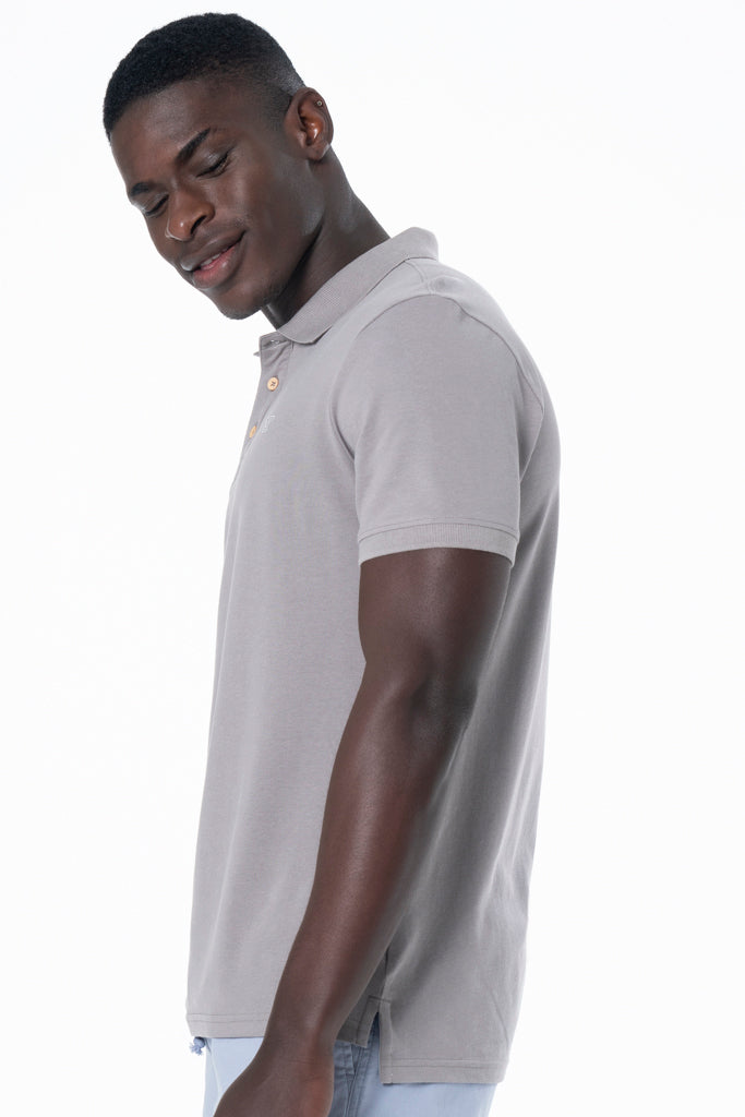 Pique Golfer _ 131381 _ Grey