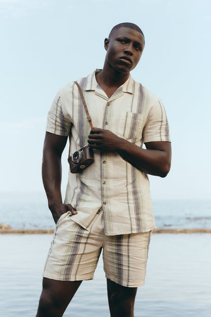 Linen Shirt _ 150421 _ Off White