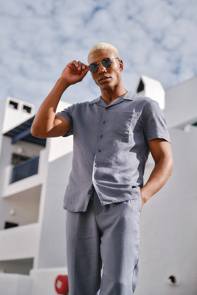 Linen Pants _ 140420 _ Charcoal