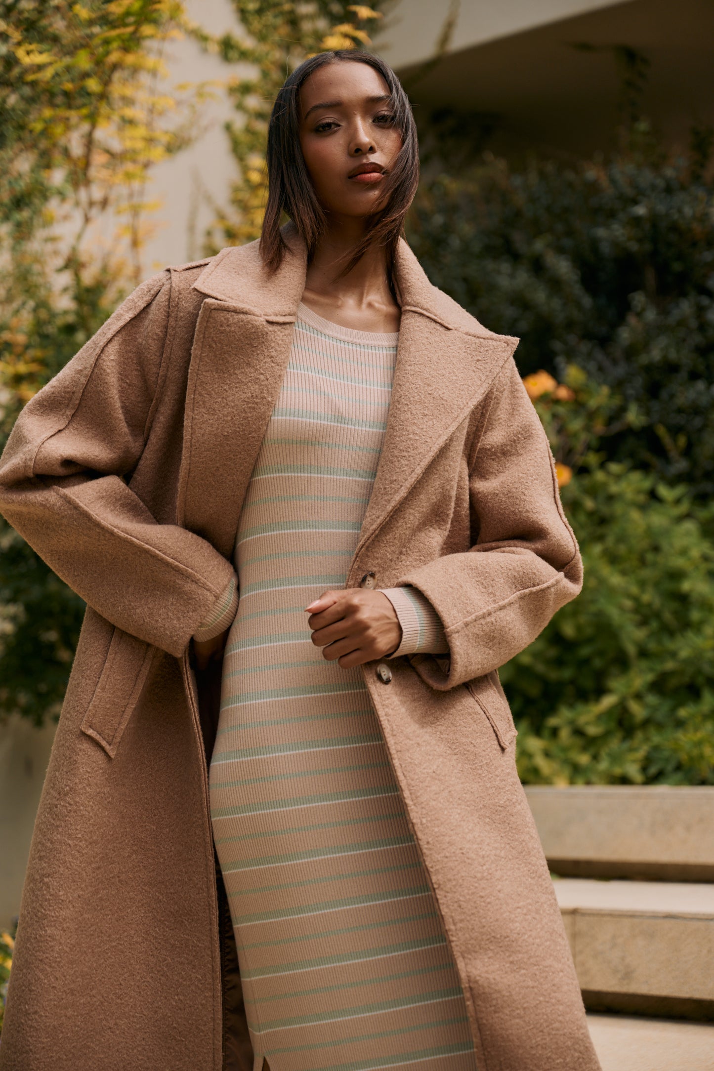 Borg Coat _ 157798 _ Stone