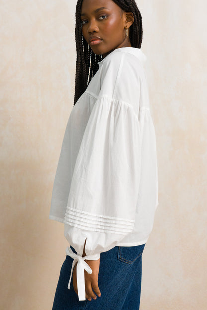 Volume Sleeve Woven Shirt