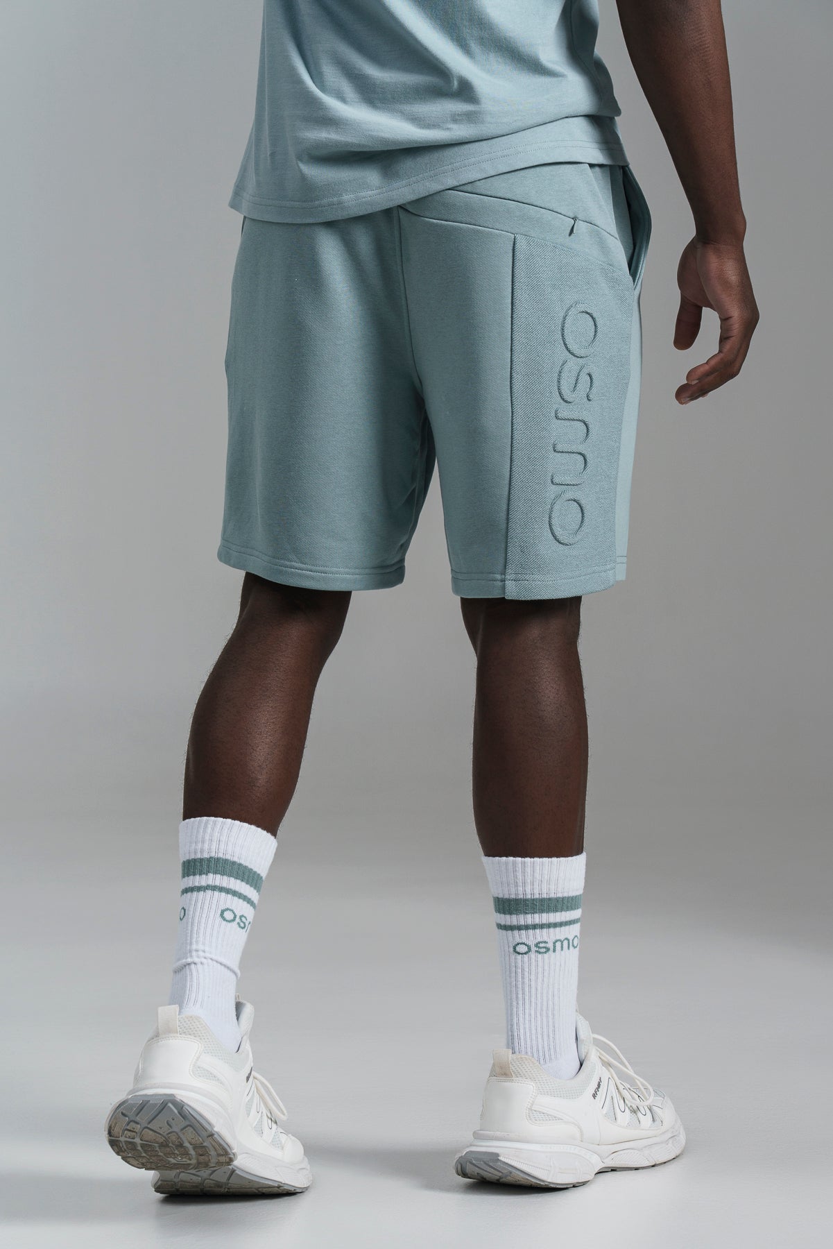 Embossed Fleece Shorts